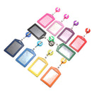 10pcs Retractable Lanyard ID Work Badge Card Holder Business Employee