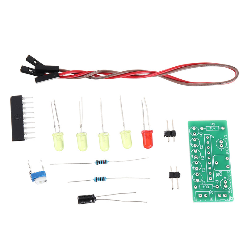 KA2284 Level Indicator LED Audio Level Meter Electronic Production Kit Soldering Practice Parts