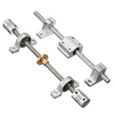 Machifit 15pcs 200mm Optical Axis Guide Bearing Housings Aluminum Rail Shaft Support Set CNC Parts