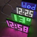 Geekcreit DIY DS3231 Touch Key Control Brightness Adjustable Big Size Dot Matrix Alarm Clock Kit