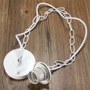 1M E27/E26 Ceiling Rose Chain Pendant Chandelier Light Lamp Bulb Holder Socket