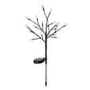 Solar Powered Round Ball Tree Branch Outdoor Waterproof LED String Holiday Light for Patio Decor