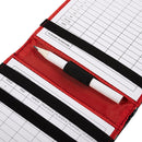 Golf Scorecard Pu Leather Book Golf Score Wallet Golf Gift Accessories