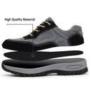 TENGOO Men's Safety Shoes Work Shoes Waterproof Non-Slip Steel Toe Running Hiking Sneakers