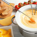 Stainless Steel Fondue Forks with Heat Resistant Handle for Cheese Chocolat