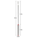 Stainless Steel Fondue Forks with Heat Resistant Handle for Cheese Chocolat