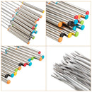 Stainless Steel Fondue Forks with Heat Resistant Handle for Cheese Chocolat