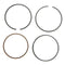 GY6 50cc to 80cc Big Bore Kit Cylinder Rings 139 QMB 139QMB Scooter Moped