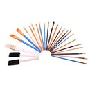Paint Brush Set Starter Kit 25-Piece Assorted Sizes Paint Brush All Of Your