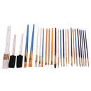 Paint Brush Set Starter Kit 25-Piece Assorted Sizes Paint Brush All Of Your