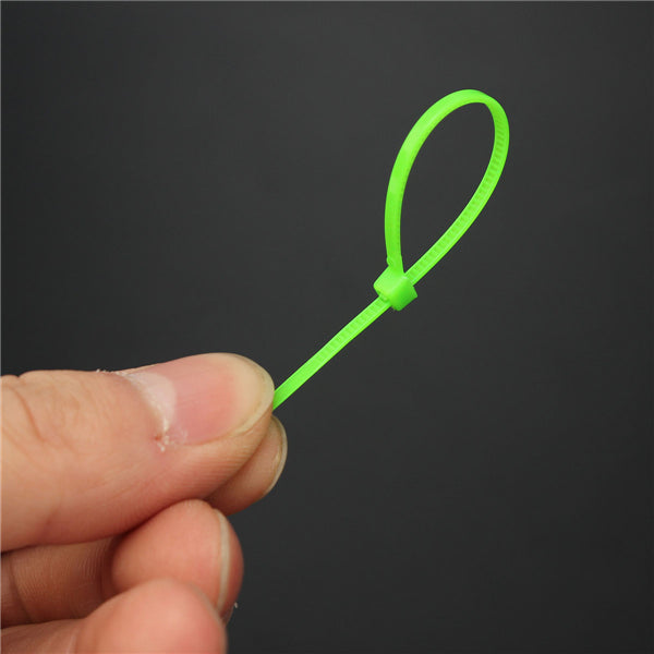 Suleve ZT01 900pcs 100x2mm Self Locking Nylon Cable Wire Zip Ties 6 Colors