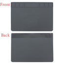 DANIU 49 x 35cm Big Size Magnets Heat Insulation Silicone Pad Soldering Repair Station Platform