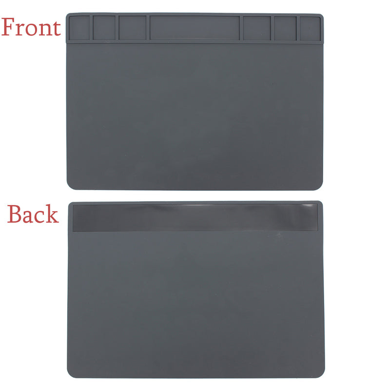 DANIU 49 x 35cm Big Size Magnets Heat Insulation Silicone Pad Soldering Repair Station Platform