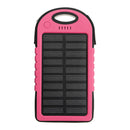 Portable 4000mAh Solar Powered System LED USB Battery Charger Box Case for Camping Outdoor