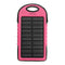 Portable 4000mAh Solar Powered System LED USB Battery Charger Box Case for Camping Outdoor