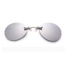 UV400 Sunglasses TAC Lens Retro Rimless Nose Resting Glasses Super Light Weight