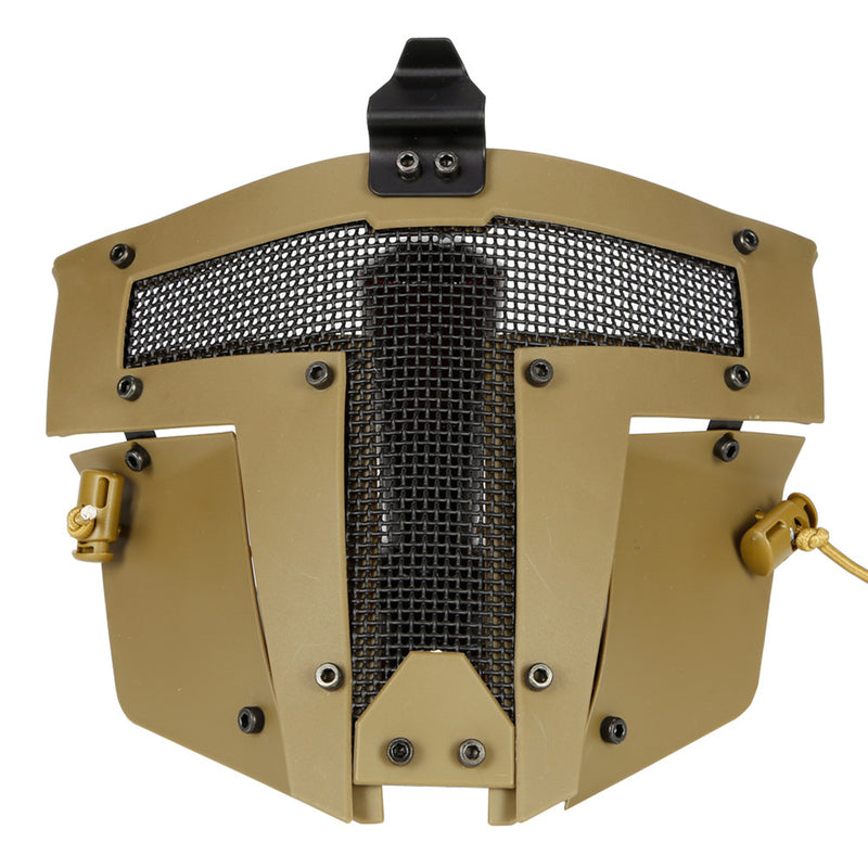 WoSporT MA-96 Outdoor Iron Warrior Hunting Tactical Face Mask Steel Mesh
