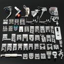 52Pcs Domestic Sewing Machine Tools Accessories Foot Presser Feet Kit For Singer Brother Janome