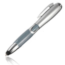 3 in 1 Capacitive Tough Screenn Pen with LED Flashlight Ballpoint Pen