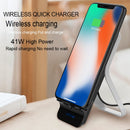 Qi Wireless Charger Fast Charger 3.0 Home Vertical Mobile Phone Holder for