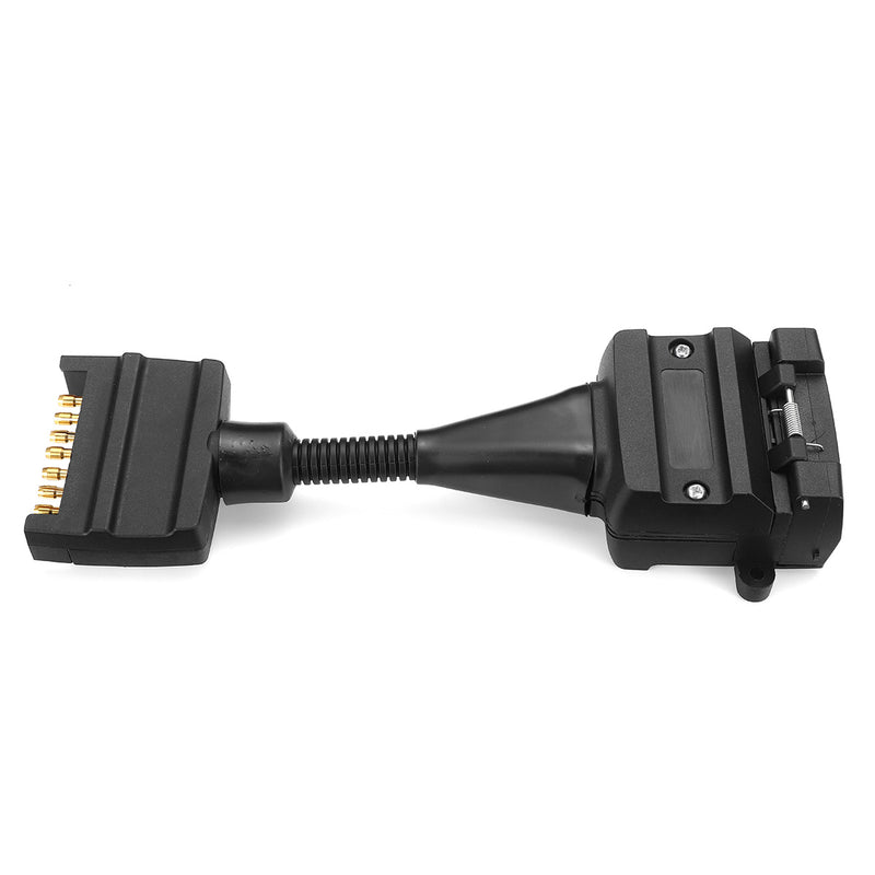 7Pin Female To 12Pin Male Trailer Adapter Electric Tow Converter Plug