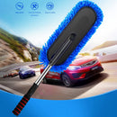 Car Adjustable Telescopic Detachable Wiping Soft Chenille Mop Cleaning Wash L9H5
