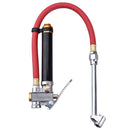 Heavy Duty Dual Head Tire Inflator Gaugewith Air Hose for Tire Inflator N4J4