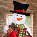 Christmas Tree Top Decoration Snowman Shape Decoration Mall Family Christma R3F9