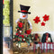 Christmas Tree Top Decoration Snowman Shape Decoration Mall Family Christma R3F9