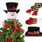 Christmas Tree Top Decoration Snowman Shape Decoration Mall Family Christma R3F9