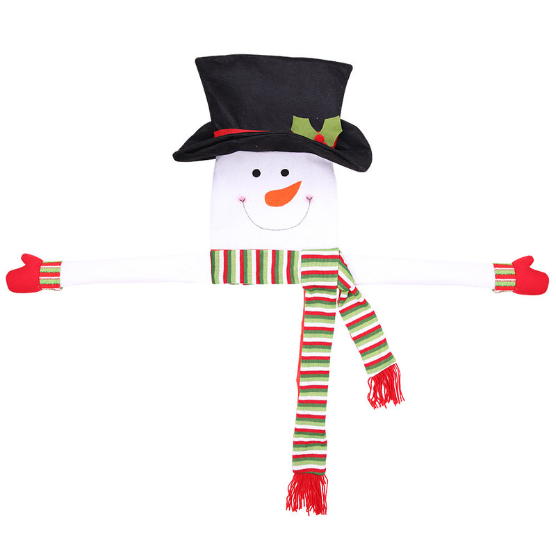 Christmas Tree Top Decoration Snowman Shape Decoration Mall Family Christma R3F9