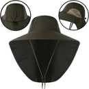 Outdoor Summer Sun Hat Breathable Men and Women Shade Fisherman Hat Uv ProteX1S8