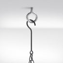 Hanging Iron Rack Storage Kitchen Organizer Pot Pan Ceiling Holder Shelf Hooks