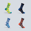 Breathable Compression Socks Below Knee Anti-friction Stockings for Cycling Sports