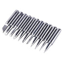 11 Pieces Soldering Iron Tips Kit 900M-T for Hakko Soldering Station Tool 9