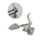 2Pcs Marine Boat Deck Lock Hasp 316 Stainless Steel Lockable Hold Down Clam
