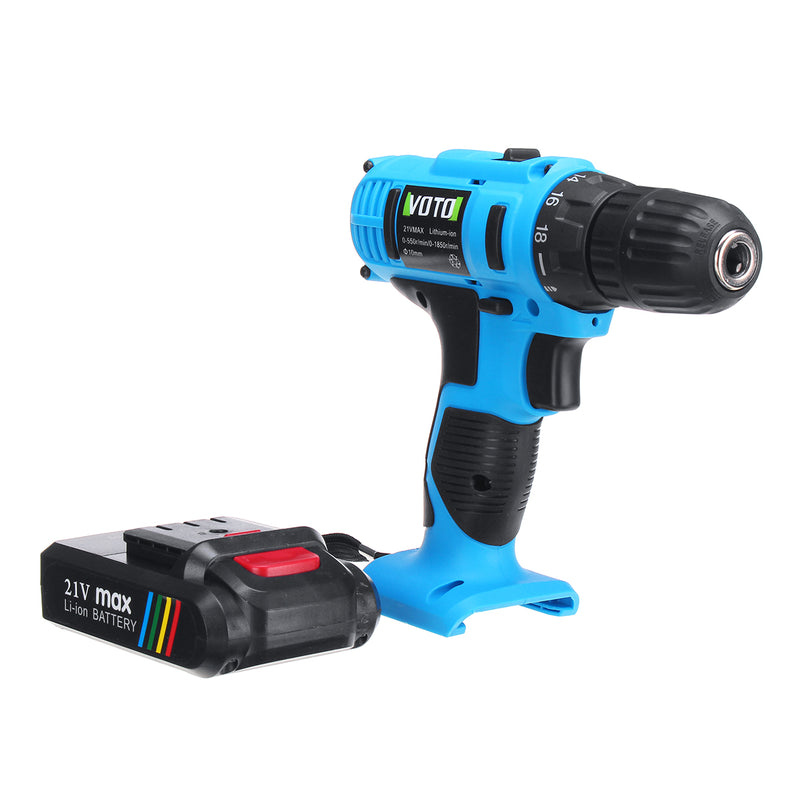 21V/16.8V/12V Li-ion Battery Electric Cordless Drill Screwdriver Driver Repair Tool 1/2 Speed