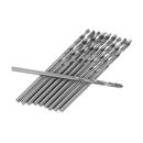 50pc Packs HSS High-speed 1/1.5/2/2.5/3mm Twist Drill Bit Steel Serratula Steel Wood