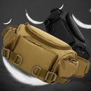 Men'S Pockets Pockets Nylon Waterproof Belt Bag Travel Riding Motorcycle Mu J5F1