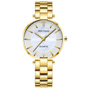 MINI FOCUS MF0224L Elegant Dress Analog Clock Metal Strap Fashion Women Watch Quartz Watch