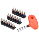 Raitool 19PC 1/4 Ratchet Wrench Screwdriver Set Mini Screw Driver DIY Household Hardware Tool
