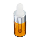 3ml Portable Glass Essential Oil Bottles Aromatherapy Toner Drip Packaging Bottle