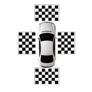 4Pcs Fabrics Calibration Cloth for 360 Degree Surround Bird View Panoramic  X2F5