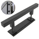 Heavy Duty 12 Inches Square and Flush Barn Door Handle for Sliding Barn Doo