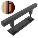 Heavy Duty 12 Inches Square and Flush Barn Door Handle for Sliding Barn Doo