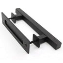 Heavy Duty 12 Inches Square and Flush Barn Door Handle for Sliding Barn Doo