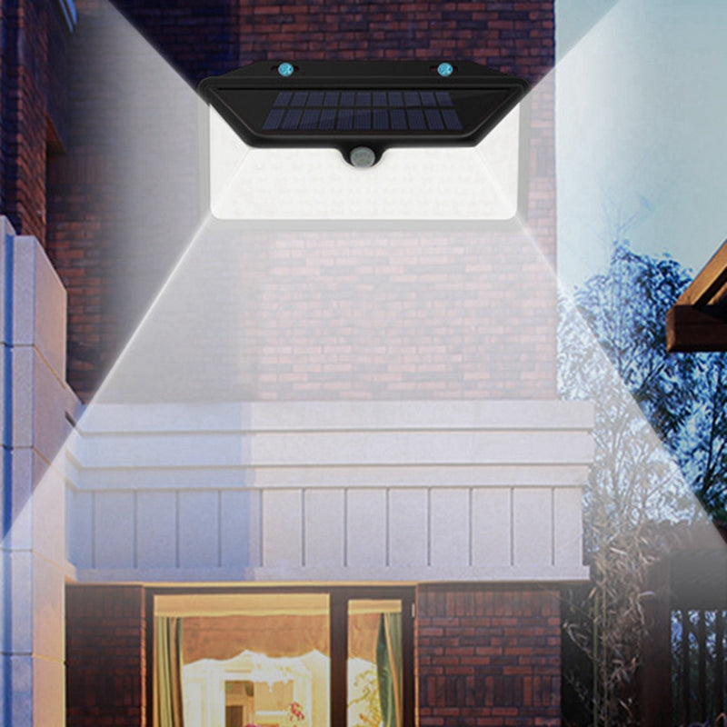 Solar Power 102 LED Light-controlled PIR Motion Sensor Light Outdoor Wide Angle Waterproof Wall Lamp