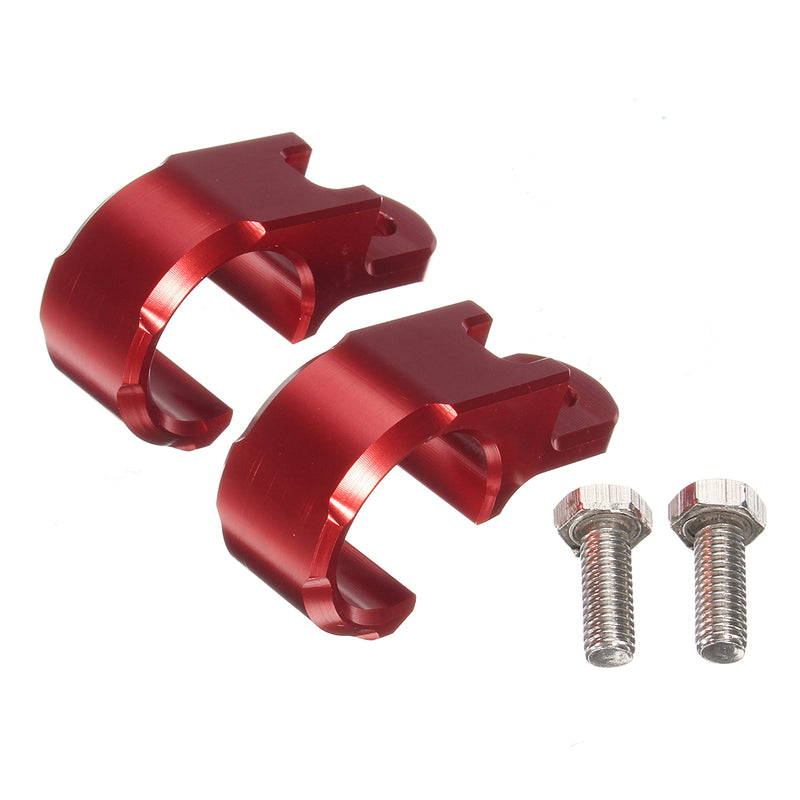 4pcs CNC Front & Rear Brake Line Hose Clamps Motorcycle Holder For Honda CRF250L CRF250M 12-15