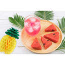 107 Pcs Tropical Party Decoration Set with Hawaiian Table Skirt Palm Leaves P6D1