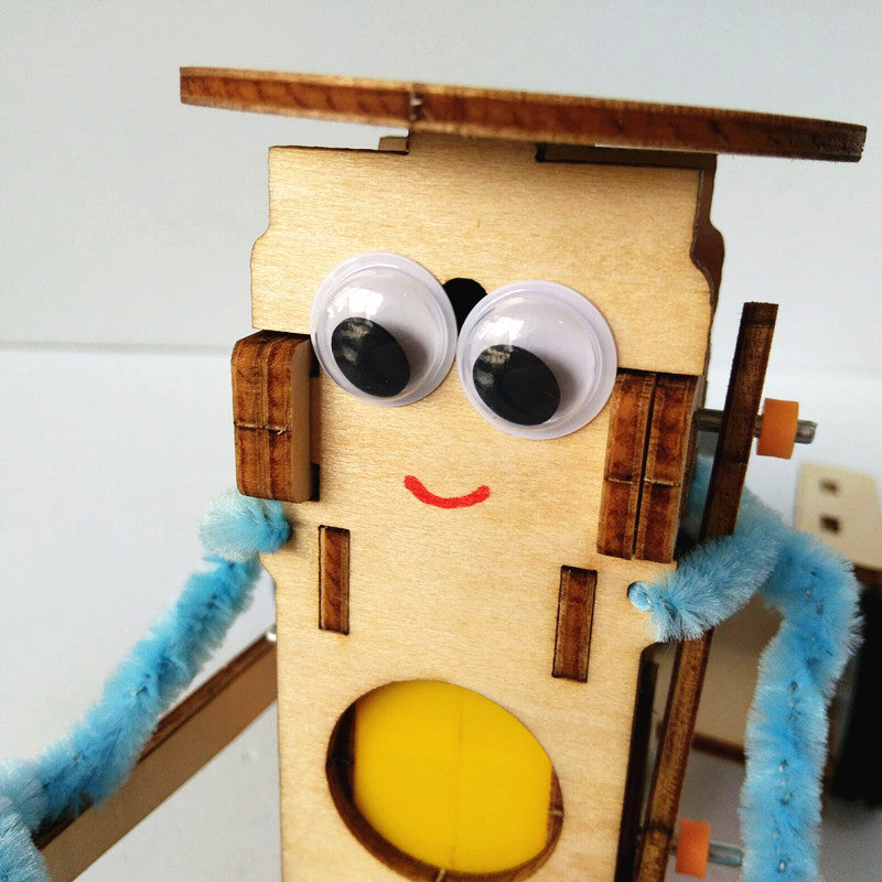 DIY Technology Gadgets Pulling Robot Construction Set Kids Science Experime P3M8